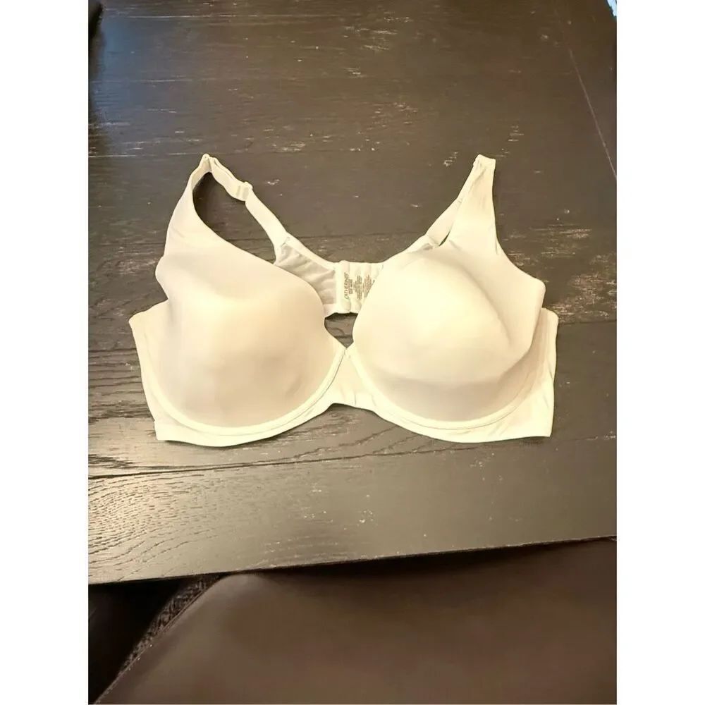 Catherine’s White Full Coverage Lined Bra sz 48DDD EUC
